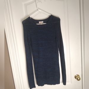 Loft petites / sweater/ blue and black / medium petite